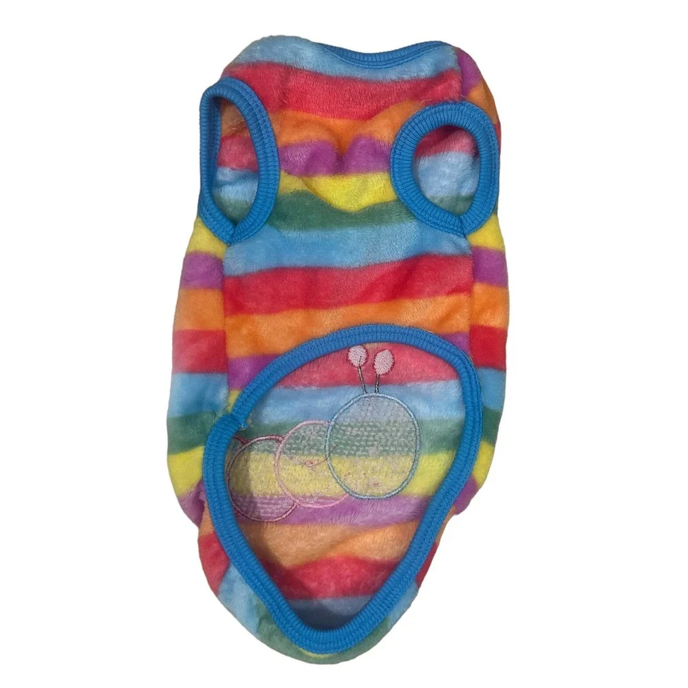RAINBOW dog clothes outfit size XL Runs Small